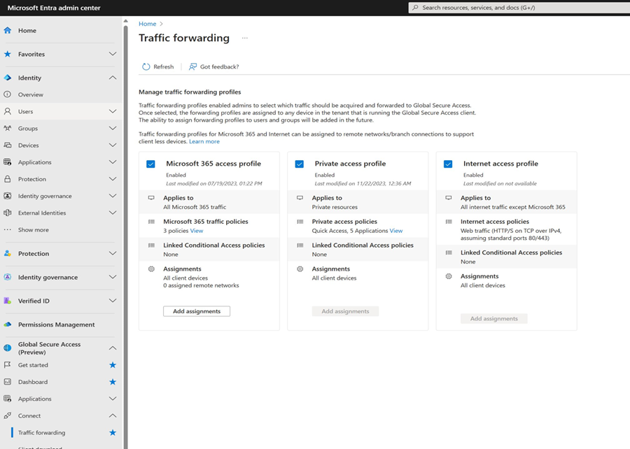 <a href="https://learn.microsoft.com/en-us/entra/architecture/media/sse-deployment-guide-intro/traffic-forwarding-profile-enabled-expanded.png#lightbox">https://learn.microsoft.com/en-us/entra/architecture/media/sse-deployment-guide-intro/traffic-forwarding-profile-enabled-expanded.png#lightbox</a>