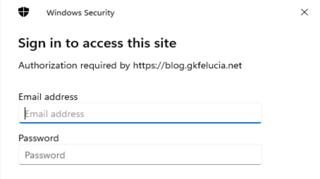 Picture 12: NTLM password prompt