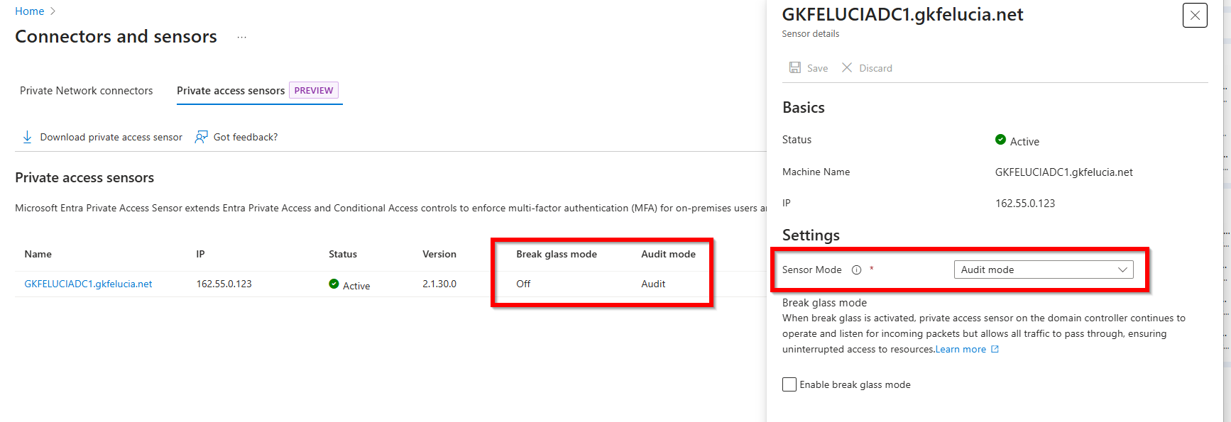 Picture 14: Audit mode