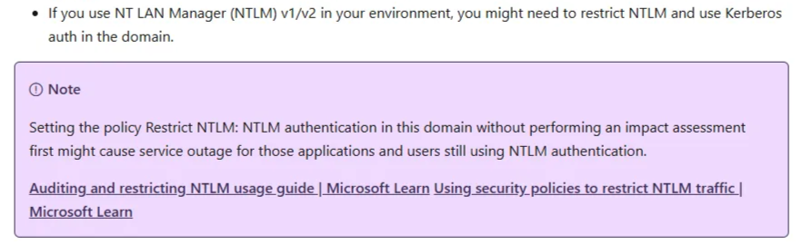 Picture 16: The NTLM prereq